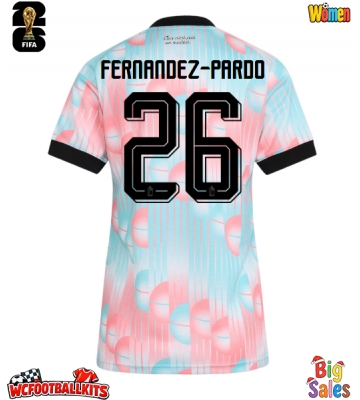 Belgium Matias Fernandez-Pardo #26 Replica Away Stadium Shirt for Women World Cup 2026 Short Sleeve